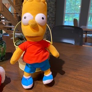 13 inch plush Bart Simpson doll in great condition
